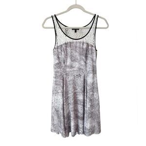 Express sleeveless Lace Dress Grey Size 2